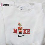 Nike x Simpson Christmas Embroidered Sweatshirt: Best Gift Idea for Nike Fans & Christmas Lovers