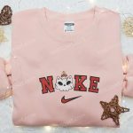 Spooky Style: Nike x Skull Halloween Embroidered Hoodie & T-shirt – Best Halloween Gifts for the Family