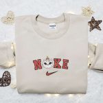 Spooky Style: Nike x Skull Halloween Embroidered Hoodie & T-shirt – Best Halloween Gifts for the Family