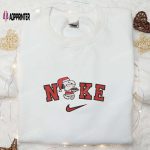 Nike x Snoopy Christmas Santa Claus Embroidered Sweatshirt T-Shirt & Hoodie: Cartoon Inspired Collection