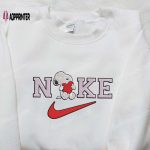 Nike x Snoopy Heart Sweatshirt: Peanuts Cartoon & Inspired Embroidered Shirt