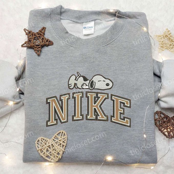 Nike x Snoopy Sleep Embroidered Sweatshirt – Peanuts Cartoon Shirt Nike Inspired