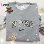 Nike x Snoopy Smile Embroidered Sweatshirt: Peanuts Cartoon Shirt Nike Inspired – Shop Now!