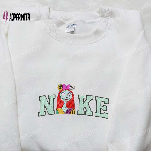 Nike x Stitch Cute Ghost Embroidered Shirt – Halloween Sweatshirt & Disney Characters T-shirt