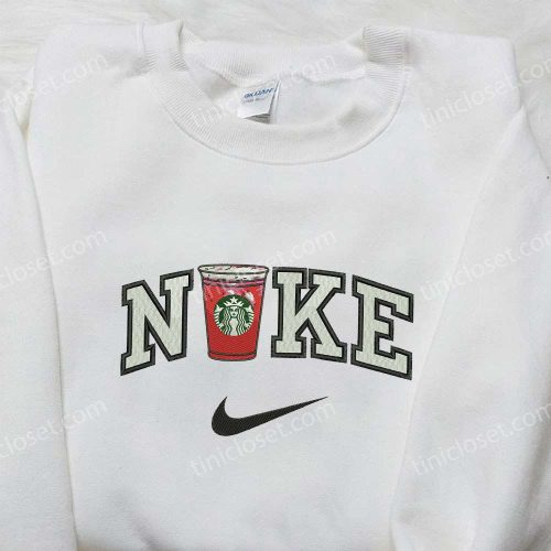 Nike x Starbucks Embroidered Sweatshirt: Favorite Drink Inspired Shirt