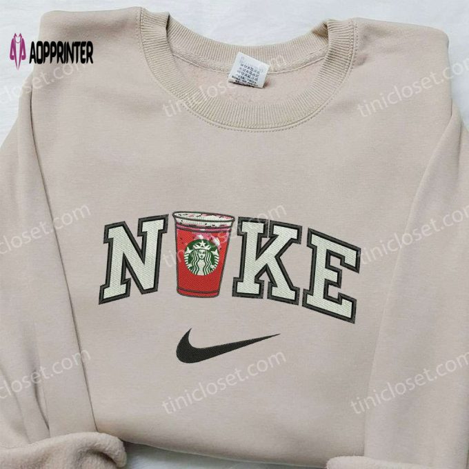 Nike x Starbucks Embroidered Sweatshirt: Favorite Drink Inspired Shirt