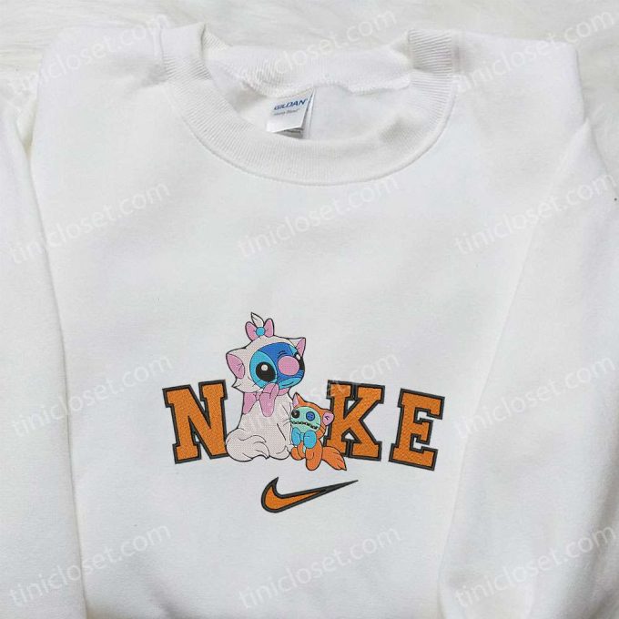 Nike x Stitch Aristocats Embroidered Shirt – Unique Nike Inspired Design