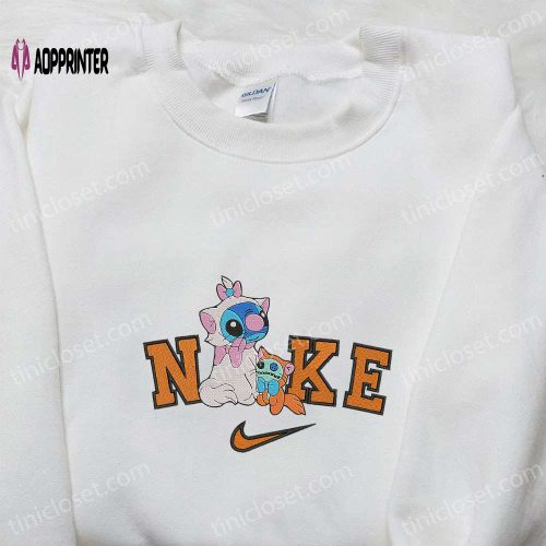 Custom Tasmanian Devil x Nike Cartoon Embroidered Shirt – Perfect Family Gift