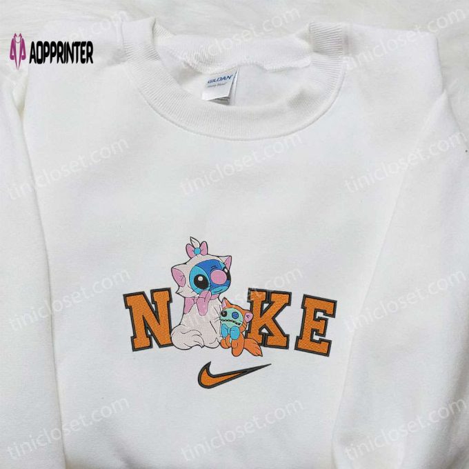 Nike x Stitch Aristocats Embroidered Shirt – Unique Nike Inspired Design