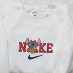 Halloween Embroidered Shirt: Nike x Stitch Candy & Lilo Characters Nike-Inspired