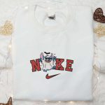 Nike x Stitch Cute Ghost Embroidered Shirt – Halloween Sweatshirt & Disney Characters T-shirt