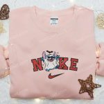 Nike x Stitch Cute Ghost Embroidered Shirt – Halloween Sweatshirt & Disney Characters T-shirt