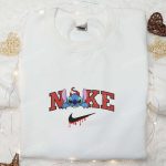 Nike x Stitch Devil Boogie Embroidered Shirt Halloween Sweatshirt & Disney Characters T-shirt