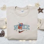 Nike x Stitch Disguise Oogie Boogie Embroidered Shirt – Halloween Sweatshirt with Disney Characters