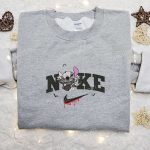 Nike x Stitch Jack Skellington Embroidered Shirt: Nightmare Before Christmas Characters T-shirt & Sweatshirt