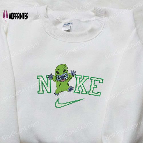 Nike x Olaf Cartoon Embroidered Hoodie Christmas Shirt Nike Inspired T-shirt