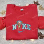 Nike x Tony Chopper Anime Embroidered Sweatshirt: Best Nike Inspired Hoodie for Birthday Gifts