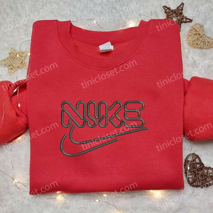 Nike x Typography Embroidered Shirt & Hoodie: Best Family Gift Ideas