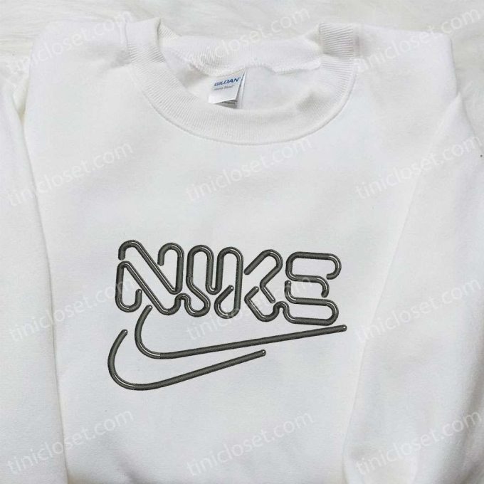 Nike x Typography Embroidered Shirt & Hoodie: Best Family Gift Ideas