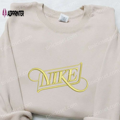 Pattern Tigger x Nike Embroidered Sweatshirt: Best Nike Inspired Hoodie Gift for Family