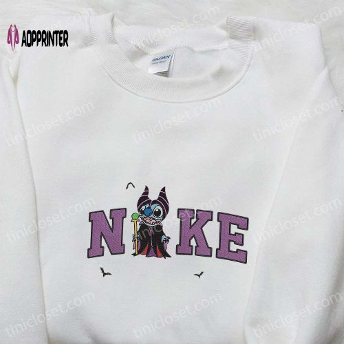 Disney Characters Embroidered Shirt: Oogie Boogie x Sally Nike Halloween Sweatshirt