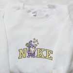 Cute Nike x Witch Gnome Halloween Embroidered Shirt: Spooktacular Nike Inspired Design