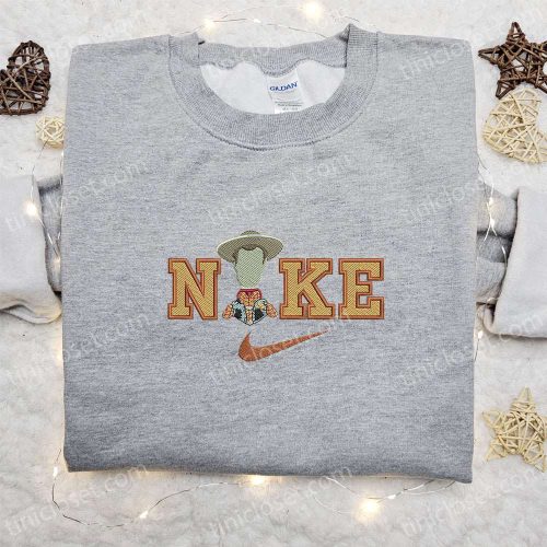 Disney Characters Embroidered Hoodie & Nike x Woody Cartoon Shirt: Best Family Gift Ideas