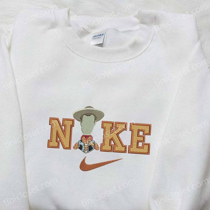 Disney Characters Embroidered Hoodie & Nike x Woody Cartoon Shirt: Best Family Gift Ideas