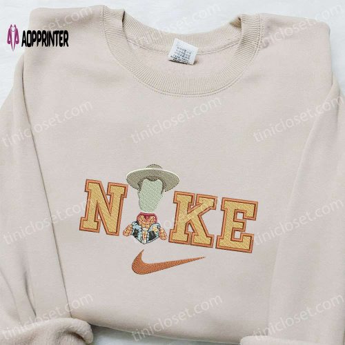 Nike x Woody Embroidered Sweatshirt – Disney Characters Hoodie: Perfect Birthday Gift for Family