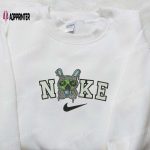 Nike x Zombie Stitch Embroidered Sweatshirt: Disney Halloween Hoodie & Inspired Shirt