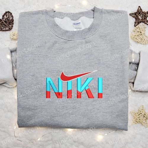 Niki x Nike Embroidered Shirt & Hoodie: Best Family Gifts – Nike Inspired and Stylish