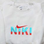 Niki x Nike Embroidered Shirt & Hoodie: Best Family Gifts – Nike Inspired and Stylish