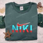 Niki x Nike Embroidered Shirt & Hoodie: Best Family Gifts – Nike Inspired and Stylish