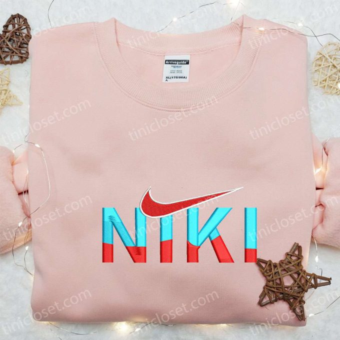 Niki x Nike Embroidered Shirt & Hoodie: Best Family Gifts – Nike Inspired and Stylish