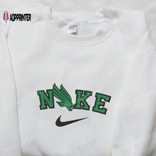 North Texas Mean Green Nike Embroidered Shirt & NCAA Hoodie – Best Gift Idea for Sports Fans