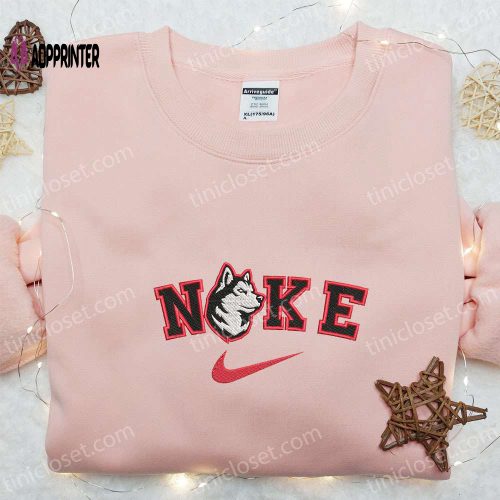 Northeastern University Huskies x Nike Embroidered Shirt & Hoodie: Ultimate NCAA Sports Gift Idea