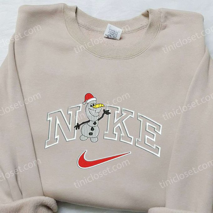 Olaf x Nike Embroidered Sweatshirt: Best Christmas Gift Ideas Nike Inspired Shirt