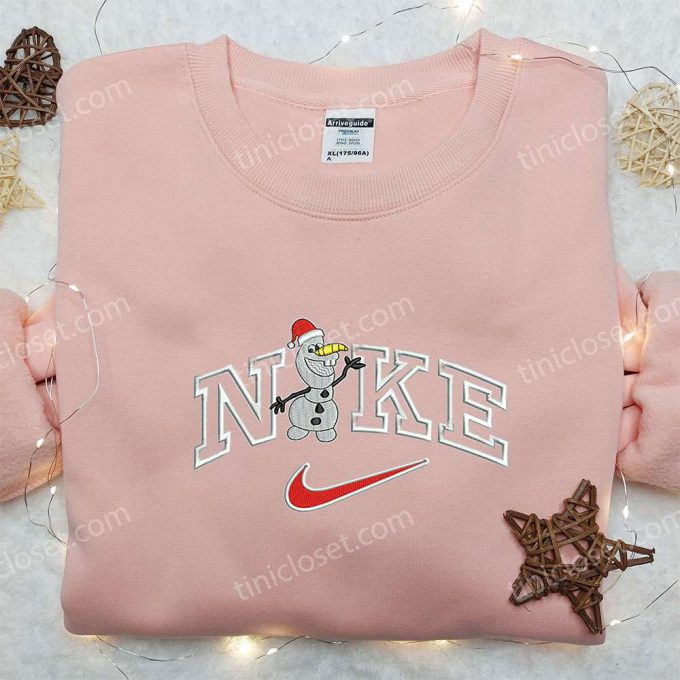 Olaf x Nike Embroidered Sweatshirt: Best Christmas Gift Ideas Nike Inspired Shirt