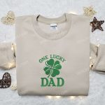 Lucky Dad Clover Shirt & Hoodie: Best Father’s Day & St Patrick’s Day Gift