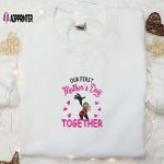 Mrs Incredible Embroidered Shirt & Disney Characters Hoodie – Perfect Mother’s Day Gift