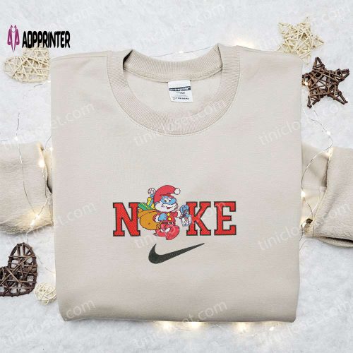 Nike Disney x Grinch Merry Christmas 2023 Embroidered Sweatshirt: Fun Movie Shirt Best Gift Idea