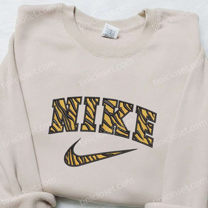 Pattern Tigger x Nike Embroidered Sweatshirt – Best Nike Inspired Hoodie for Birthday Gifts