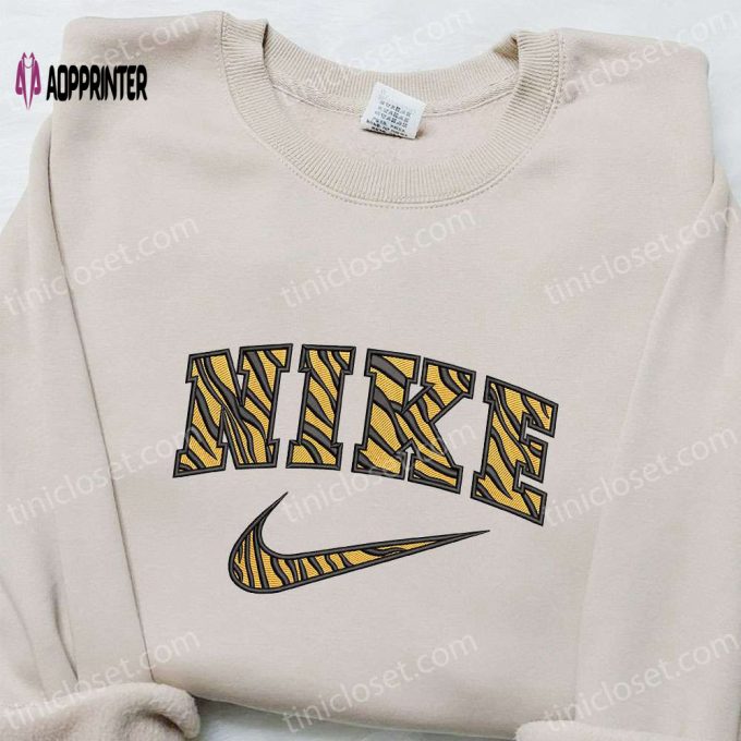 Pattern Tigger x Nike Embroidered Sweatshirt – Best Nike Inspired Hoodie for Birthday Gifts