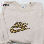 Pattern Tigger x Nike Embroidered Sweatshirt: Best Nike Inspired Hoodie Gift for Family