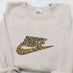 Pattern Tigger x Nike Embroidered Sweatshirt: Best Nike Inspired Hoodie Gift for Family