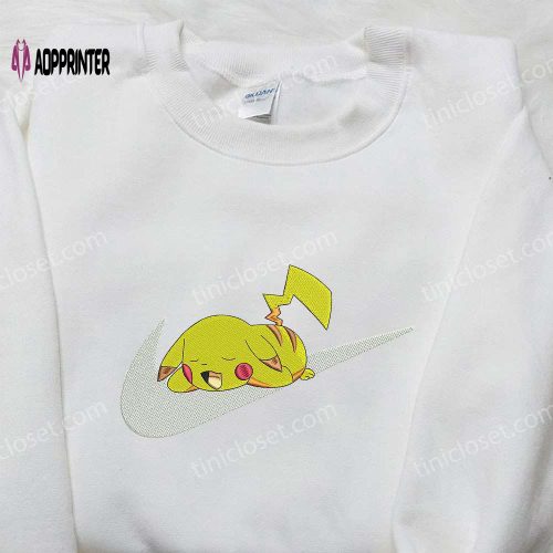 Nike x Shrek Embroidered Sweatshirt Shrek Cartoon Shirt Nike Inspired Tee