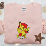 Pikachu Baseball Classic Cap Men Hat with Pokeball Embroidered Shirt & Anime Hoodie – Perfect Pokemon Gift