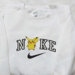 Pikachu x Nike Embroidered Sweatshirt – Pokemon & Nike Inspired Shirt