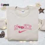 Stylish Pink Car x Nike Shirt & Transportations Hoodie: Unique Nike Inspired Gift Idea