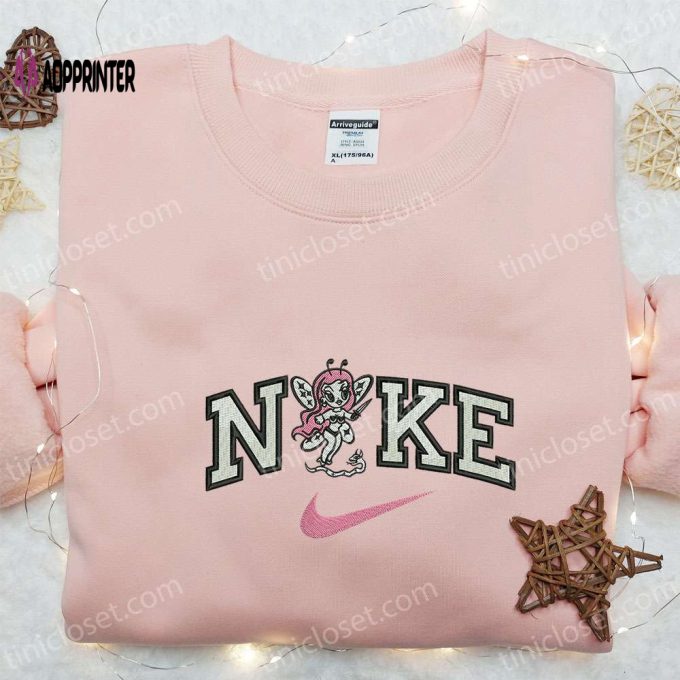 Pink Fairy Knife Snake x Nike Embroidered Sweatshirt – Custom Hoodie for Halloween